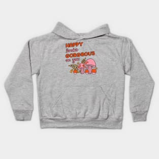 Happy Looks Gorgeous on You Kids Hoodie